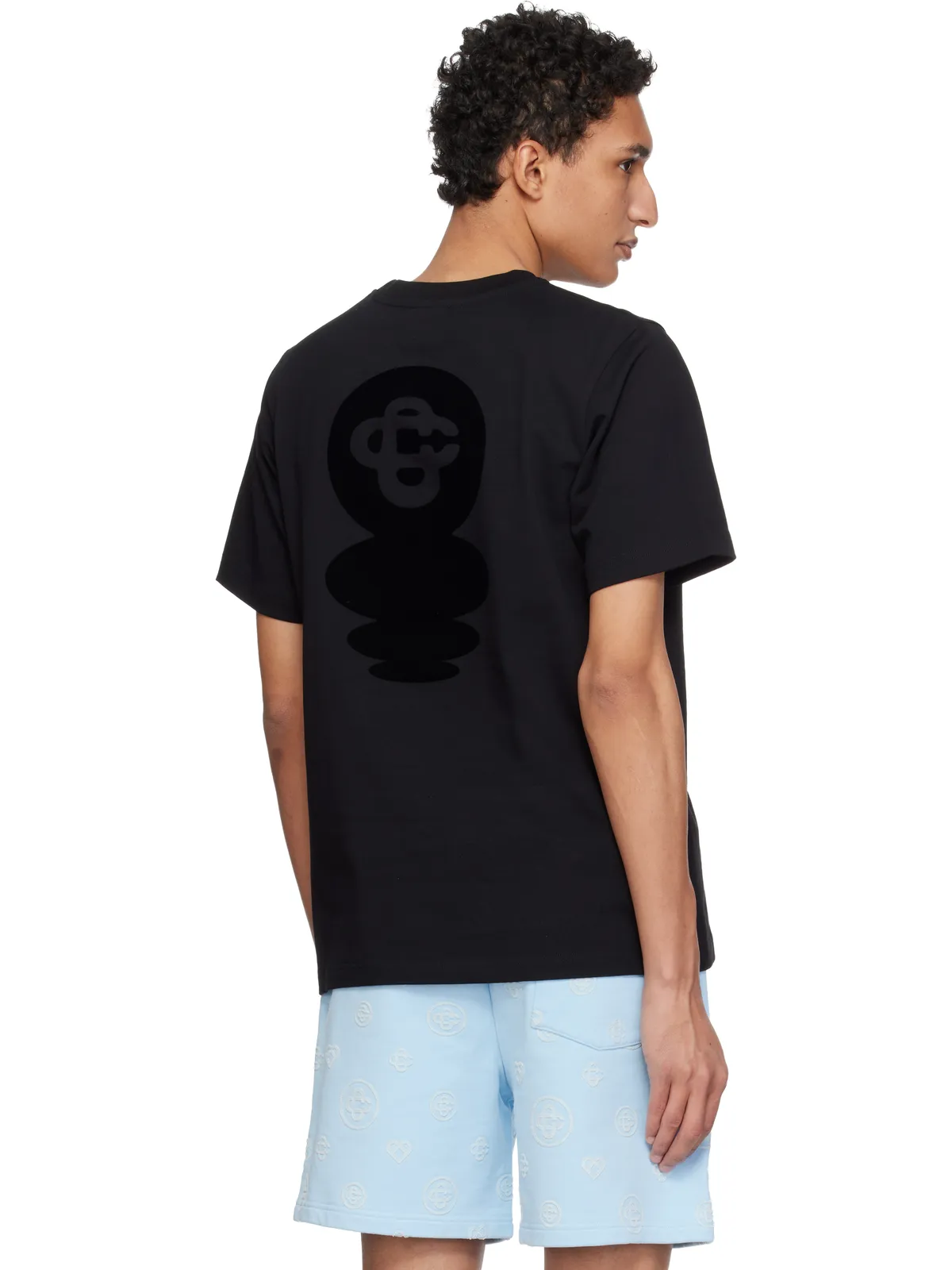 Casablanca Squash Logo Flock 半袖Tシャツ - 画像3