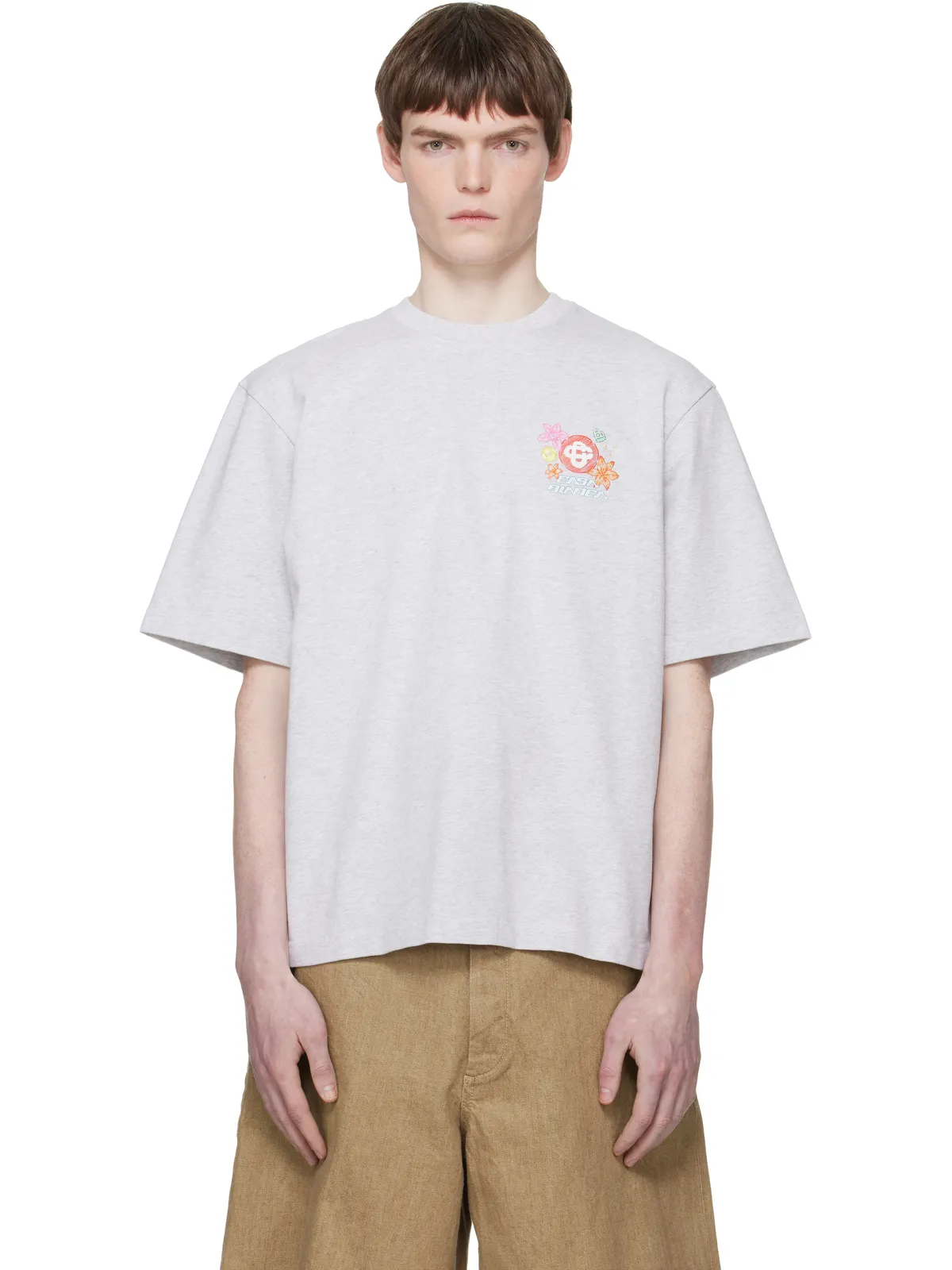 Casablanca 'Collage D'Icônes Graphiques' オーバーサイズ Tシャツ - 画像1