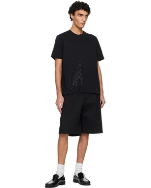 Casablanca Crystal Monogram ロゴ 半袖Tシャツ - サムネイル4
