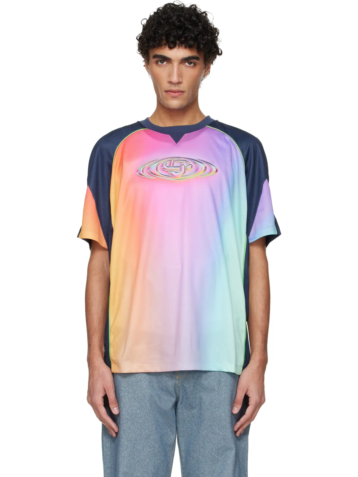 Casablanca Football 半袖Tシャツ - 画像1