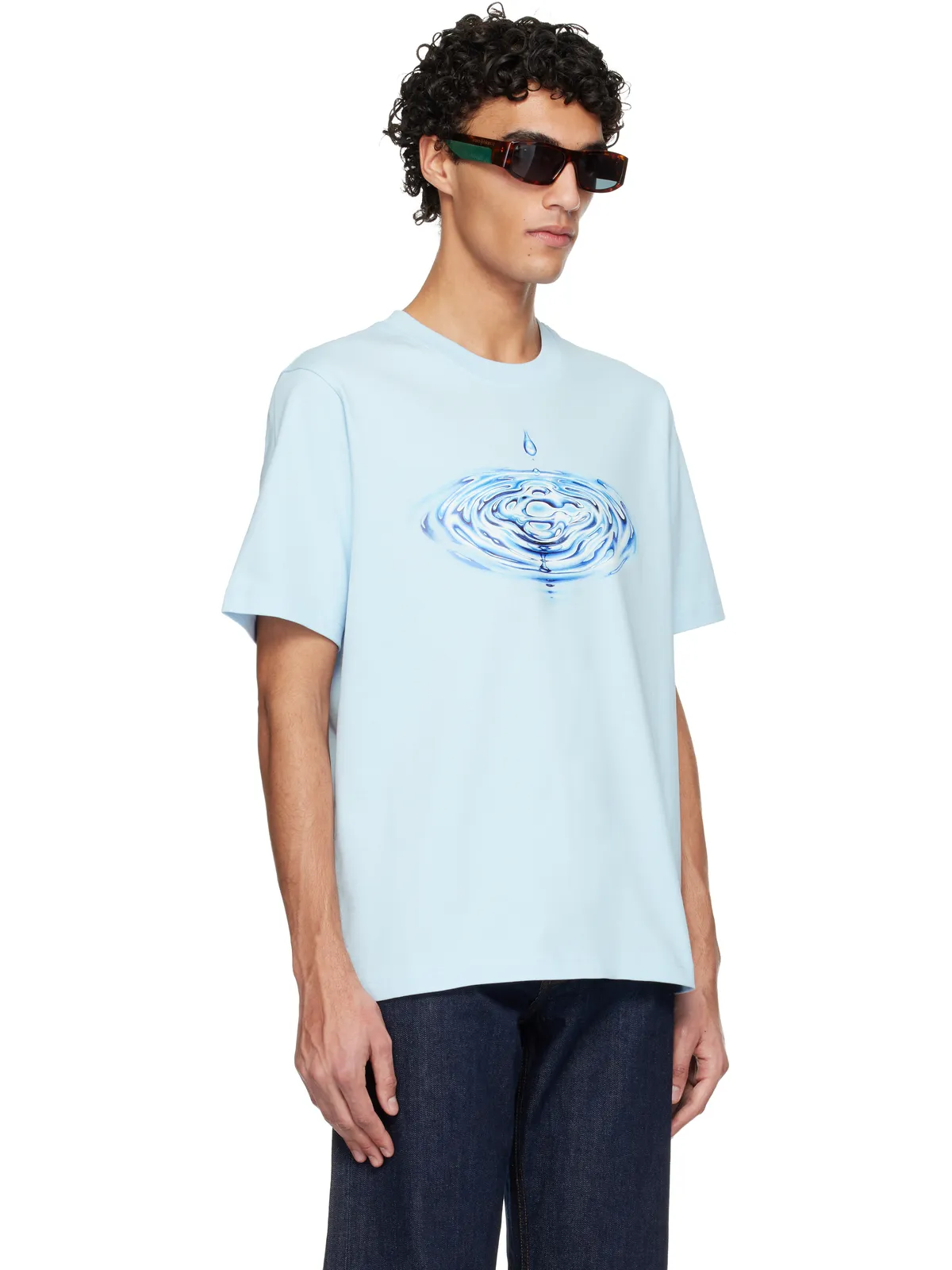Casablanca Drip ロゴ 半袖Tシャツ - 画像2