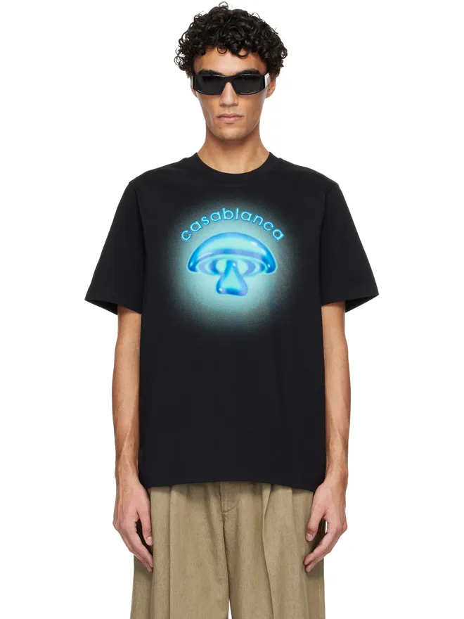 Casablanca Casablanca Airbrush Mushroom ロゴ 半袖Tシャツの商品画像