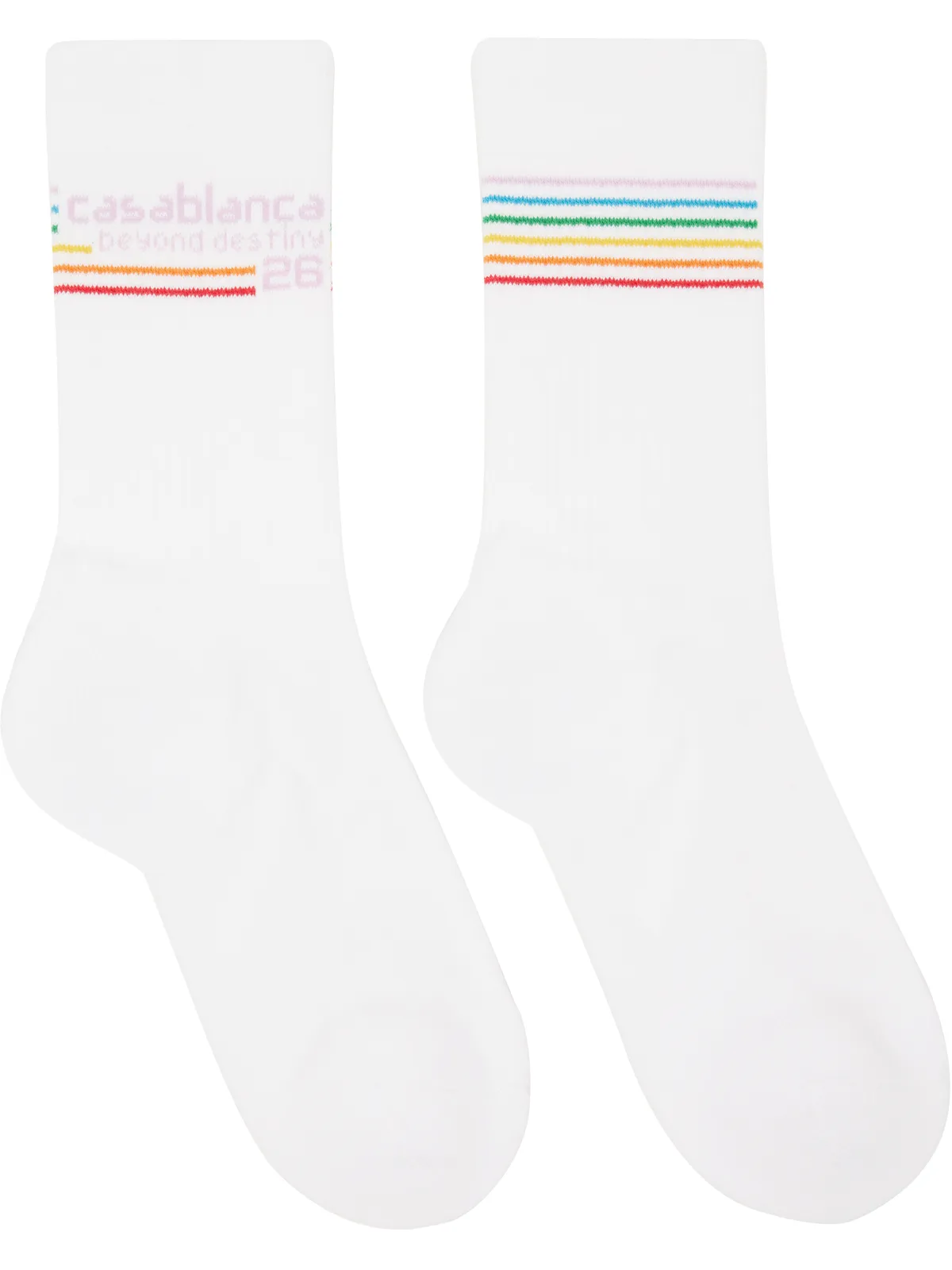 Casablanca Beyond Destiny Stripe ソックス - 画像1