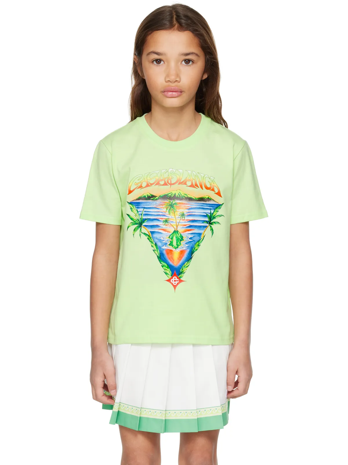 Casablanca キッズ｜ Children's Innocence Triangle 半袖Tシャツ - 画像1