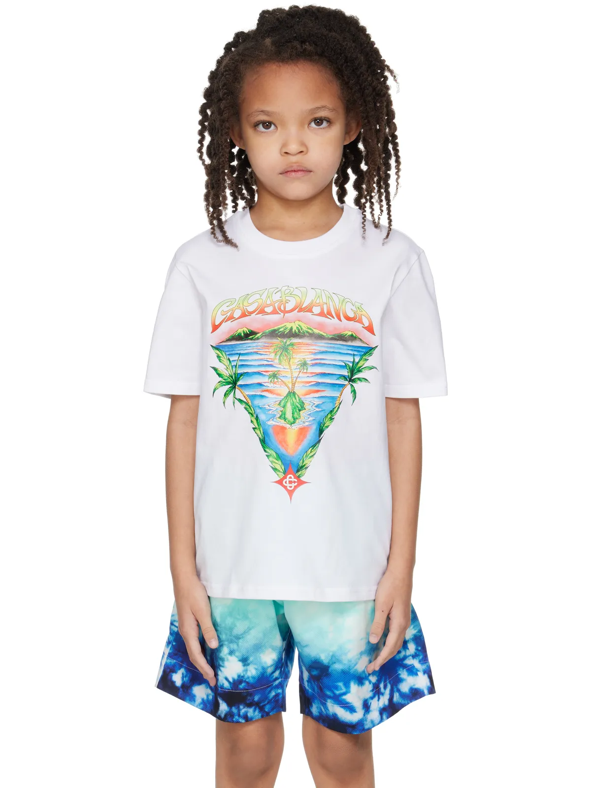 Casablanca キッズ｜ Innocence Triangle 半袖Tシャツ - 画像1