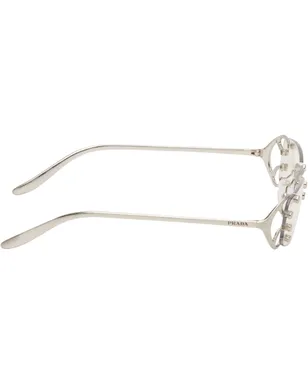 Prada Eyewear Metal リムレス メガネ - サムネイル2