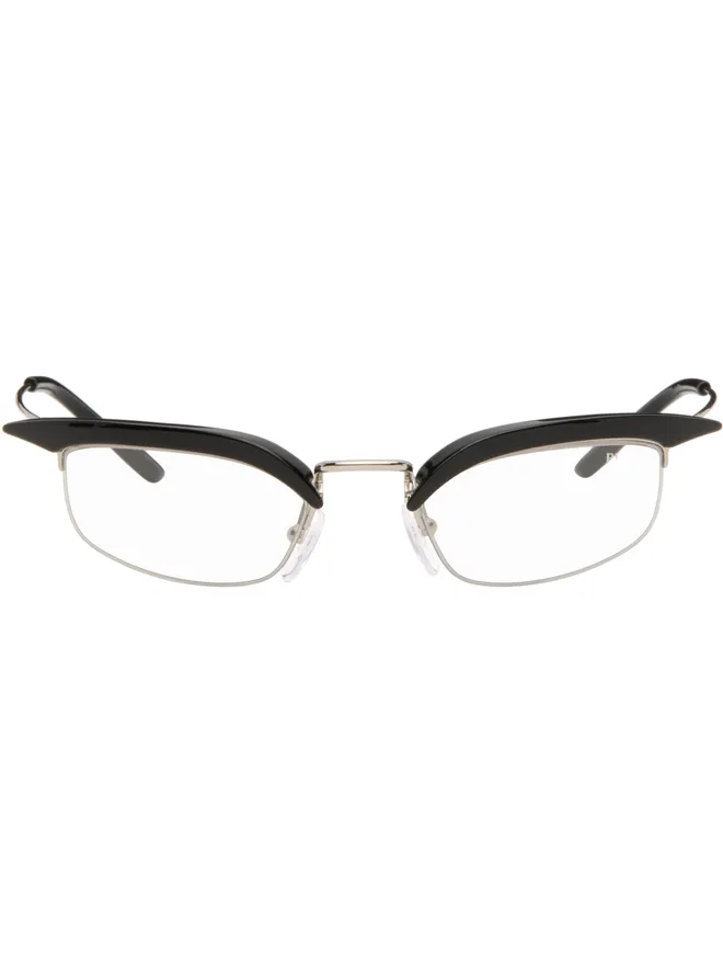 Prada Eyewear Prada Eyewear Catwalk アンギュラー キャットアイメガネの商品画像