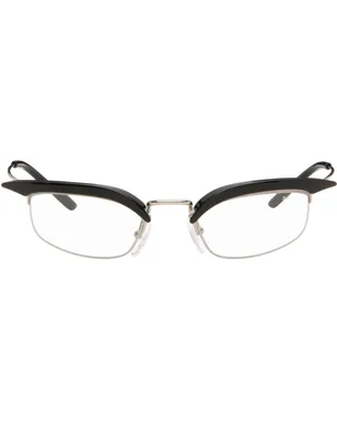 Prada Eyewear Catwalk アンギュラー キャットアイメガネ - サムネイル1
