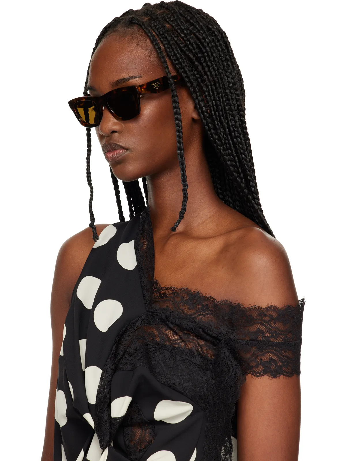 Prada Eyewear スクエアサングラス - 画像4