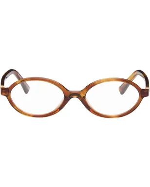 Miu Miu Eyewear 'Breaking the Rules' オーバルメガネ - サムネイル1