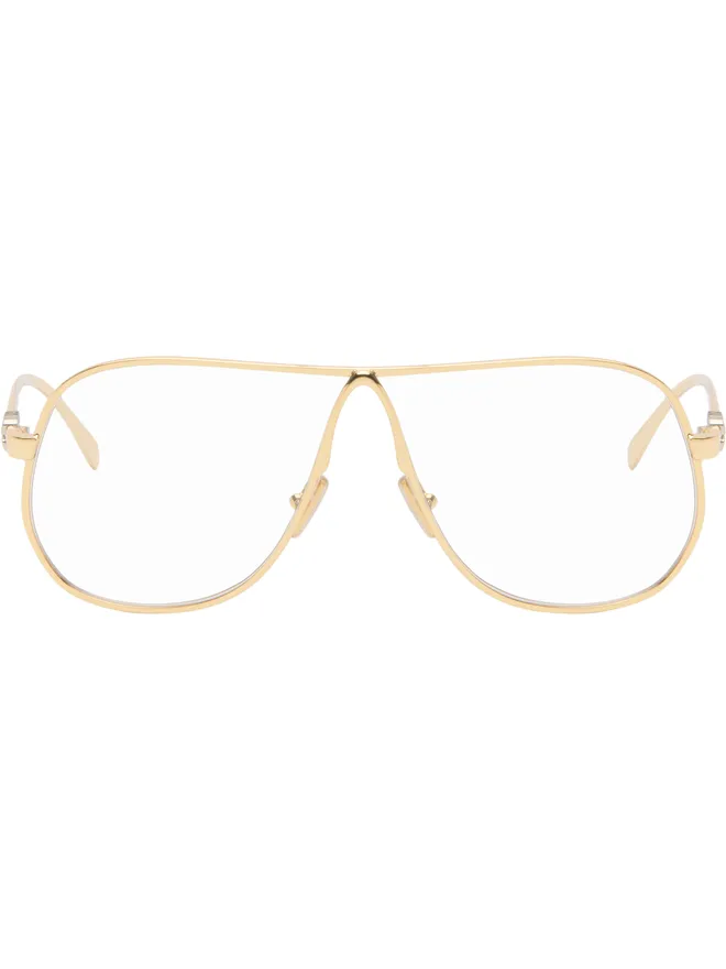 Miu Miu Eyewear Miu Miu Eyewear Metal アビエイターメガネの商品画像