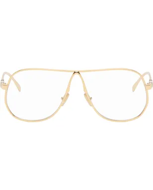 Miu Miu Eyewear Metal アビエイターメガネ - サムネイル1