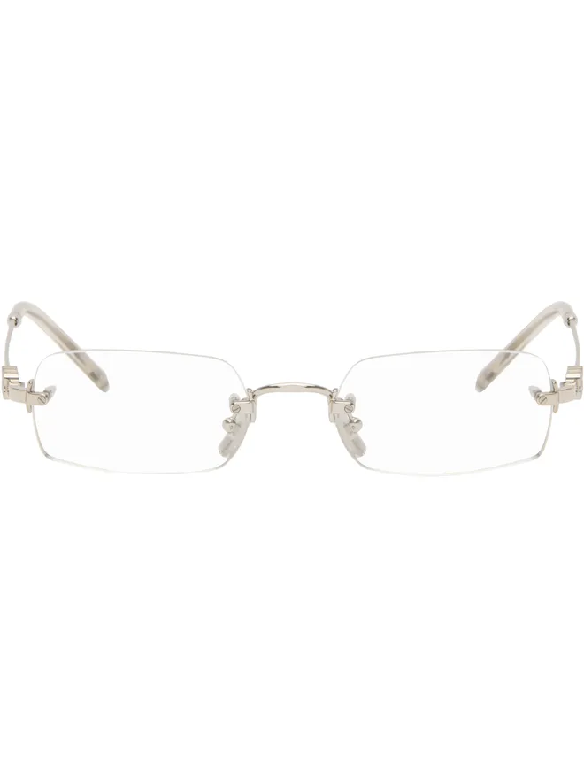 Miu Miu Eyewear Miu Miu Eyewear リムレス メガネの商品画像