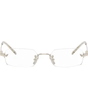 Miu Miu Eyewear リムレス メガネ - サムネイル1