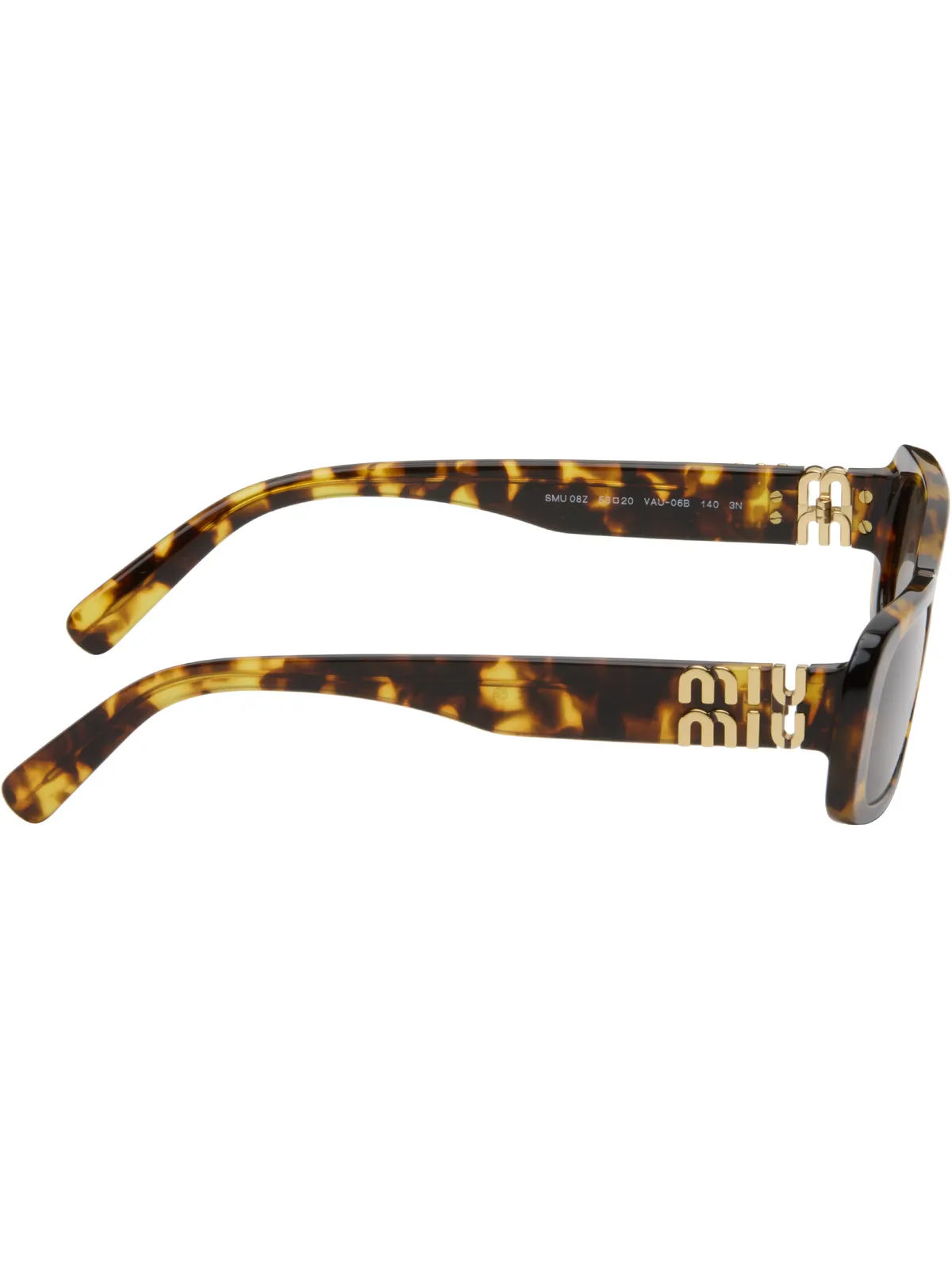 Miu Miu Eyewear アセテート スクエアサングラス - 画像2