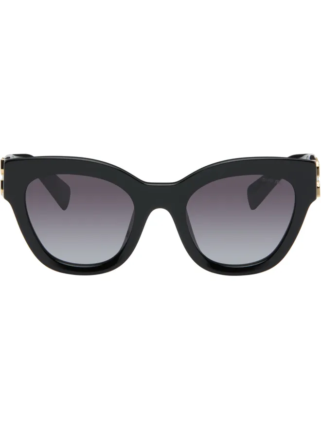 Miu Miu Eyewear Miu Miu Eyewear グラディエント キャットアイサングラスの商品画像