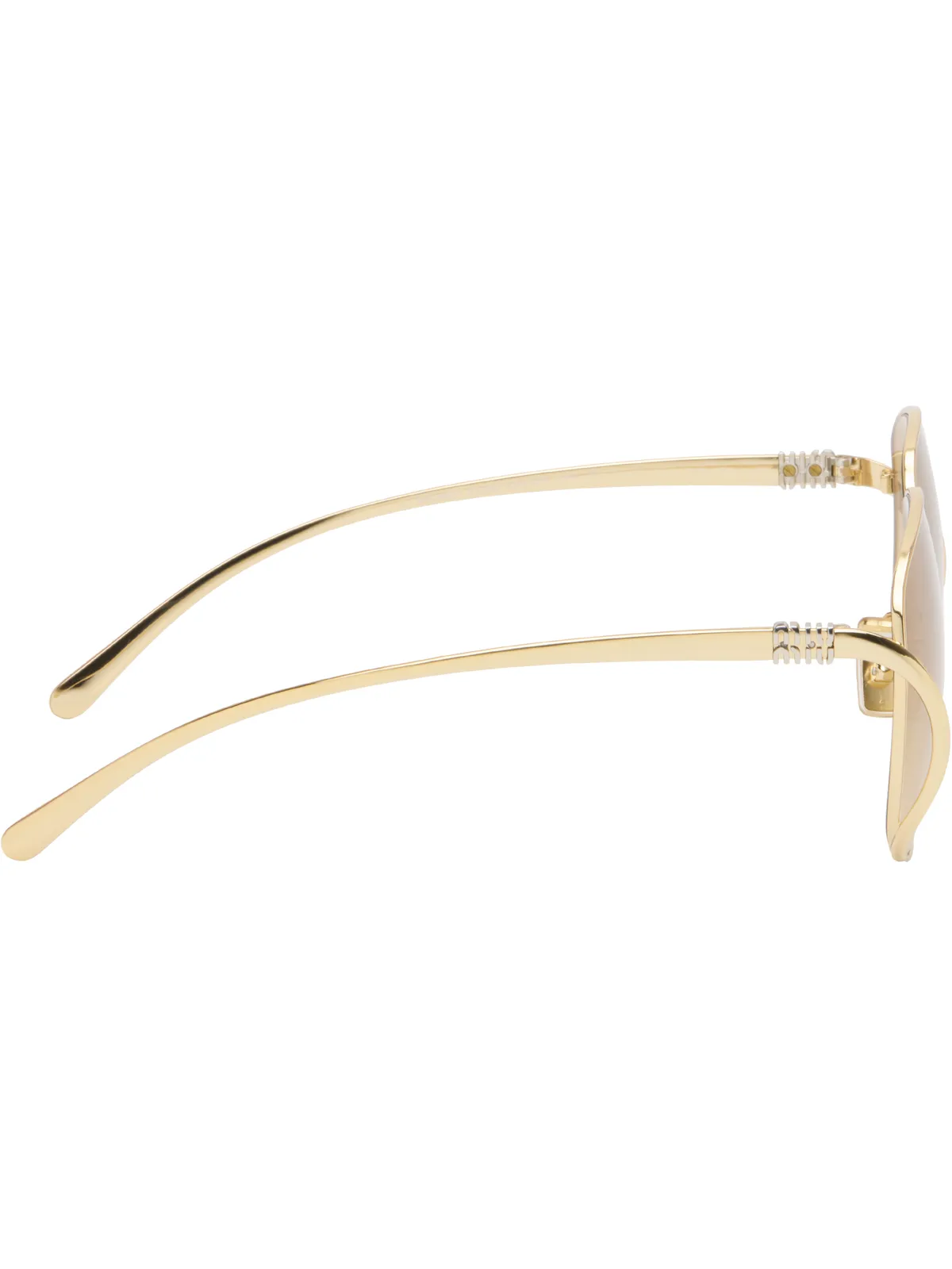 Miu Miu Eyewear オーバーサイズ メタル サングラス - 画像2