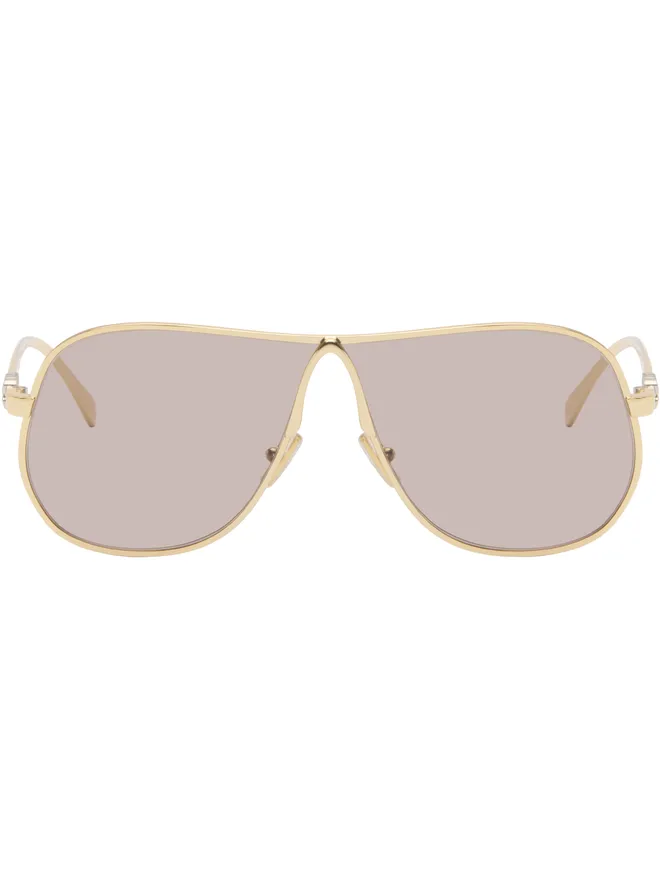 Miu Miu Eyewear Miu Miu Eyewear Metal アビエイターサングラスの商品画像