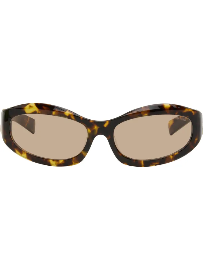 Miu Miu Eyewear Miu Miu Eyewear シールドサングラスの商品画像