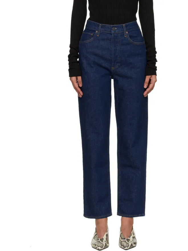 AGOLDE AGOLDE 90's Pinch Waist Comfort ストレッチ クロップドジーンズの商品画像