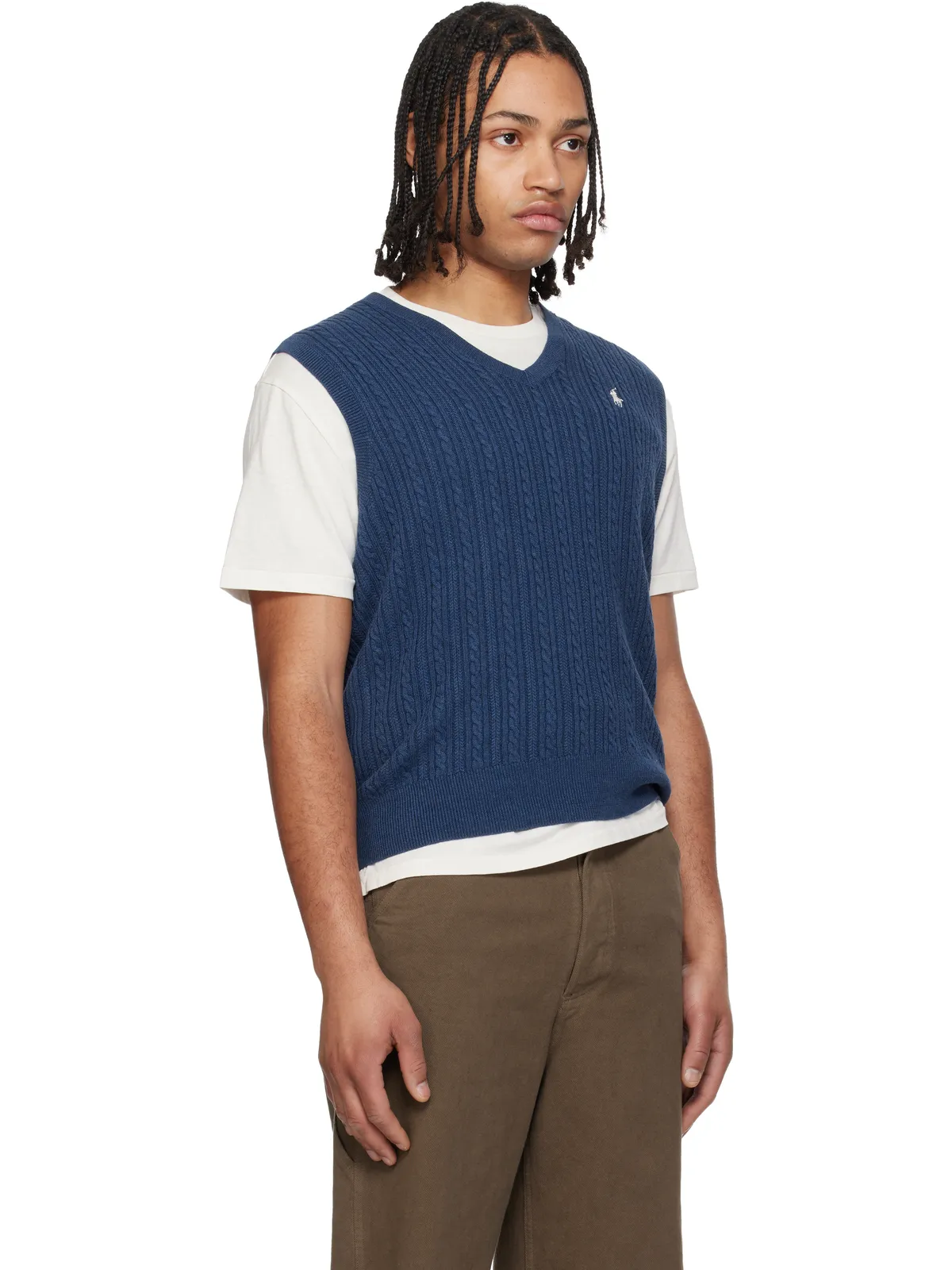 Polo Ralph Lauren Cable-Knit コットン ニットベスト - 画像2