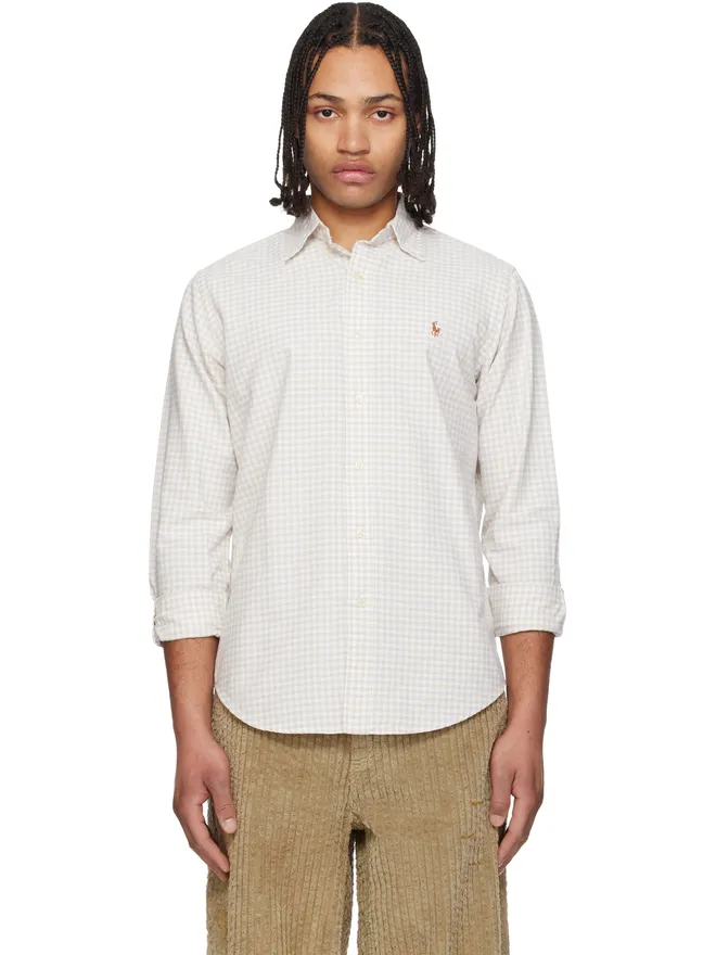 Polo Ralph Lauren Polo Ralph Lauren クラシックフィット ギンガム オックスフォードシャツの商品画像
