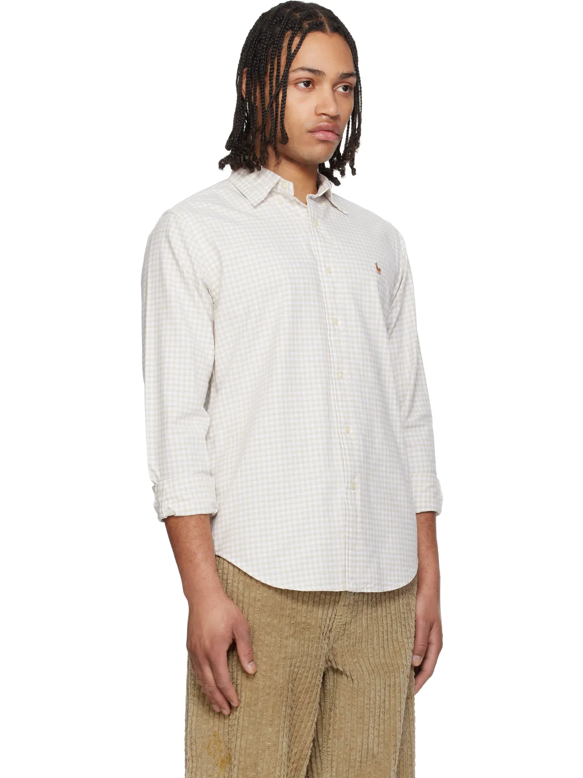 Polo Ralph Lauren クラシックフィット ギンガム オックスフォードシャツ - 画像2