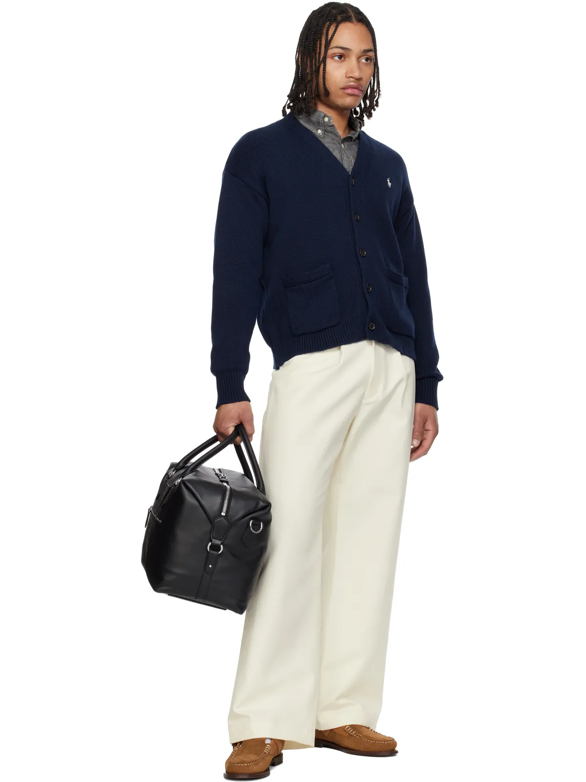 Polo Ralph Lauren スムースレザー ダッフルバッグ - 画像4