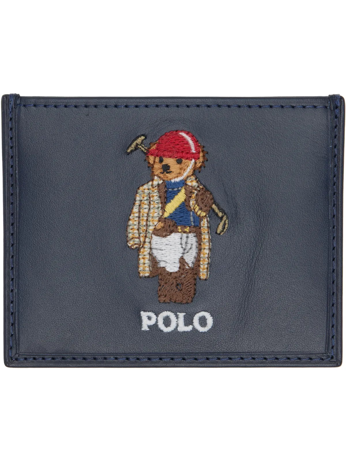 Polo Ralph Lauren Polo ベア レザー カードケース - 画像1