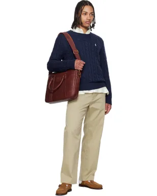 Polo Ralph Lauren Heritage レザー メッセンジャーバッグ - サムネイル4