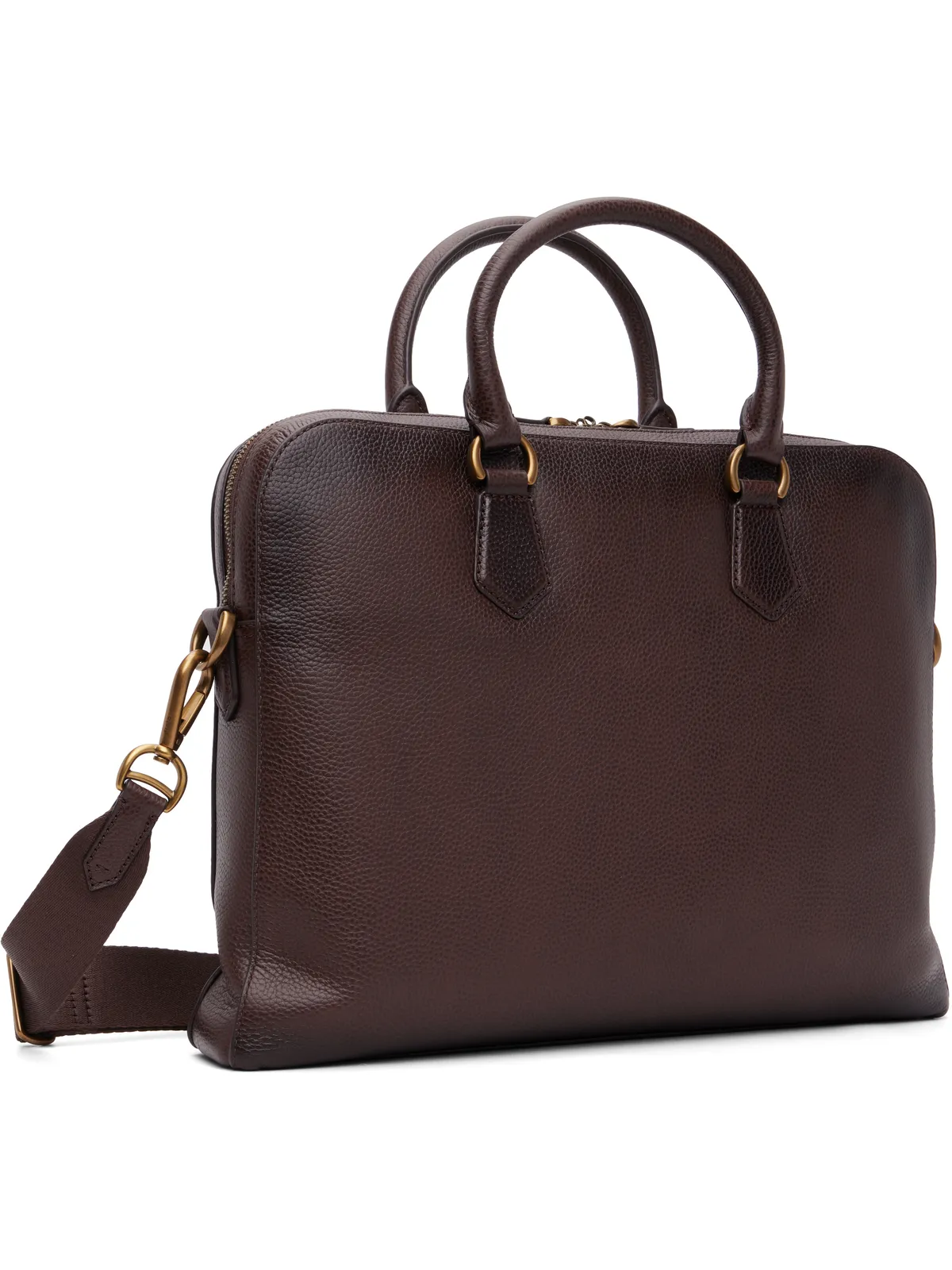 Polo Ralph Lauren Commuter ペブルレザー ブリーフケース - 画像3
