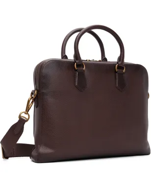 Polo Ralph Lauren Commuter ペブルレザー ブリーフケース - サムネイル3