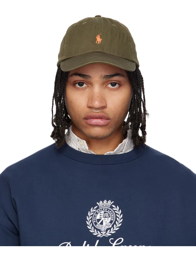 Polo Ralph Lauren Polo Ralph Lauren 'The Iconic' コットン チノ ベースボールキャップの商品画像