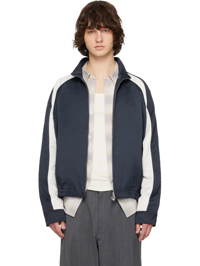 Solid Homme Solid Homme コントラスト トラックジャケットの商品画像