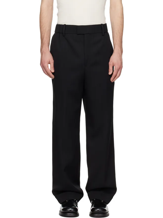 Solid Homme Solid Homme Turn-Up ウール トラウザーズの商品画像