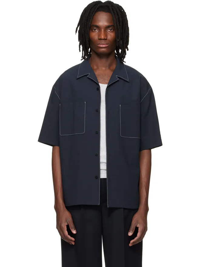 Solid Homme Solid Homme キャンプカラー シャツの商品画像