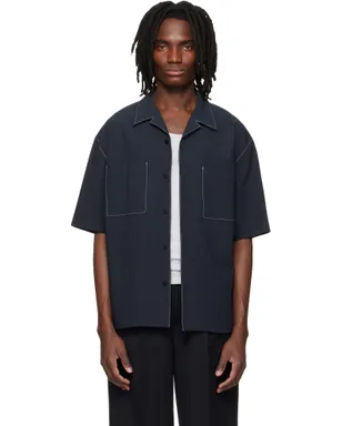 Solid Homme キャンプカラー シャツ - サムネイル1