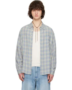 Solid Homme ビスコース リネン チェック シャツ - サムネイル1