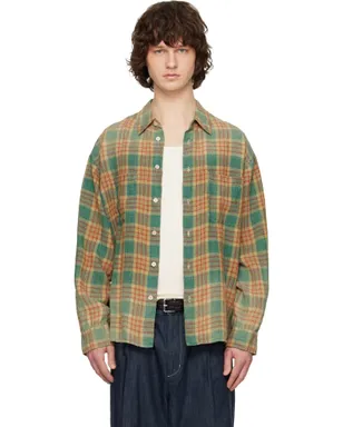 Solid Homme ブリーチ リネン チェック シャツ - サムネイル1