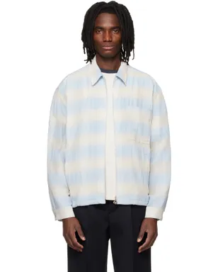 Solid Homme Striped ジップアップ シャツ - サムネイル1