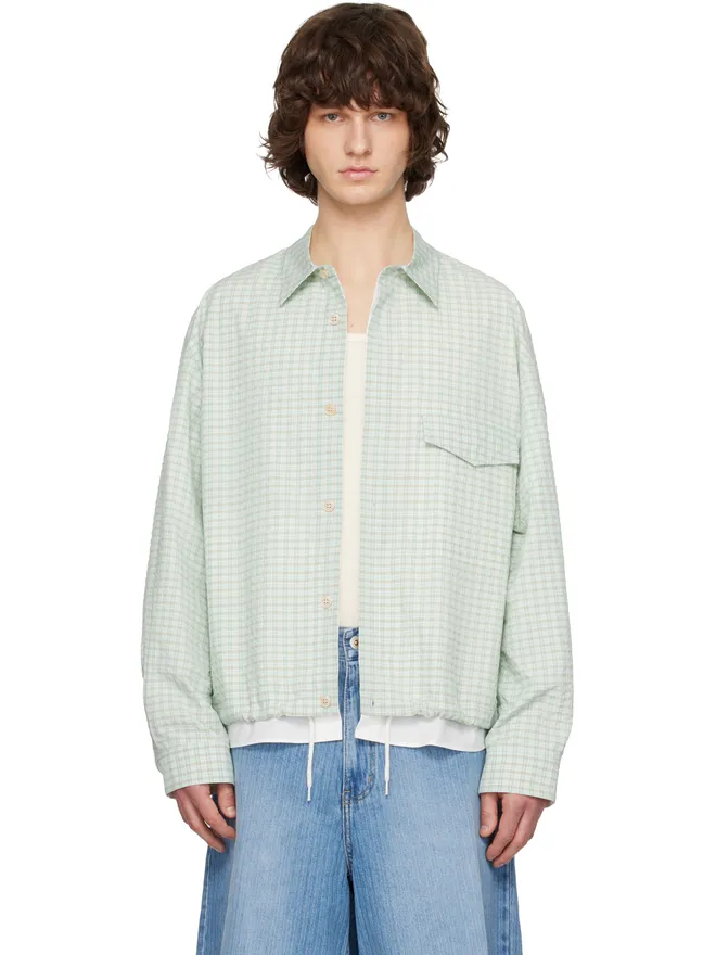 Solid Homme Solid Homme Layered Check Out シャツの商品画像