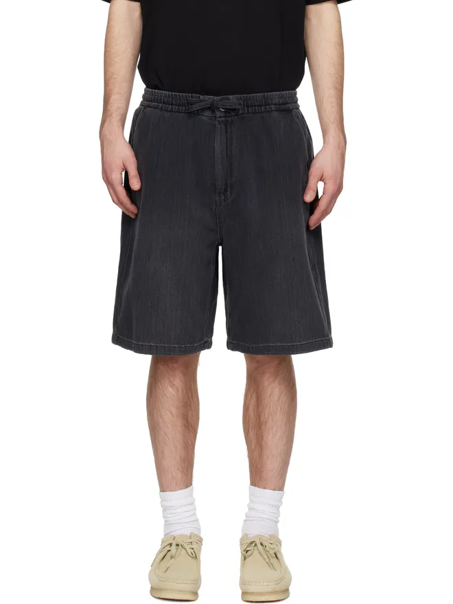 Solid Homme Solid Homme ドローストリング デニムショートパンツの商品画像