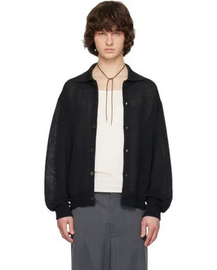 Solid Homme Collar Button カーディガン - サムネイル1