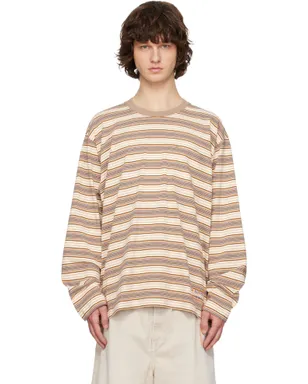 Solid Homme ボーダー 長袖Tシャツ - サムネイル1