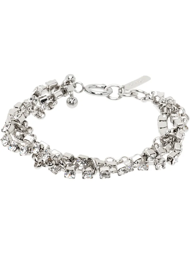 Justine Clenquet Justine Clenquet Liv クリスタル ブレスレットの商品画像