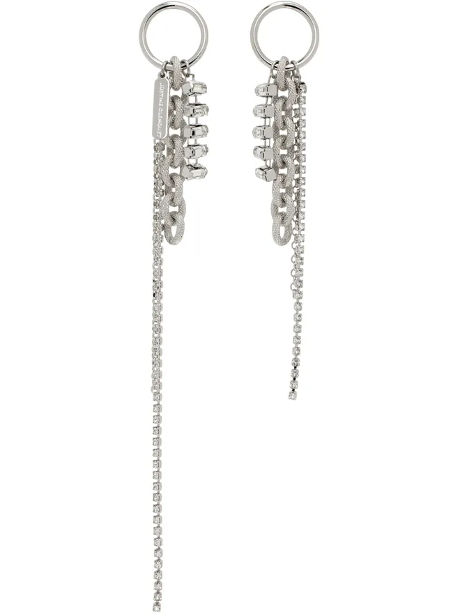 Justine Clenquet Justine Clenquet Chloe Crystal ピアスの商品画像