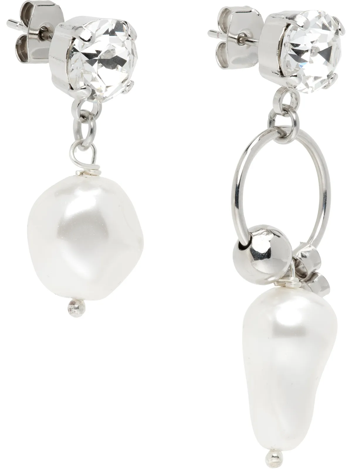 Justine Clenquet SSENSE限定 Stan クリスタル ピアス - 画像2