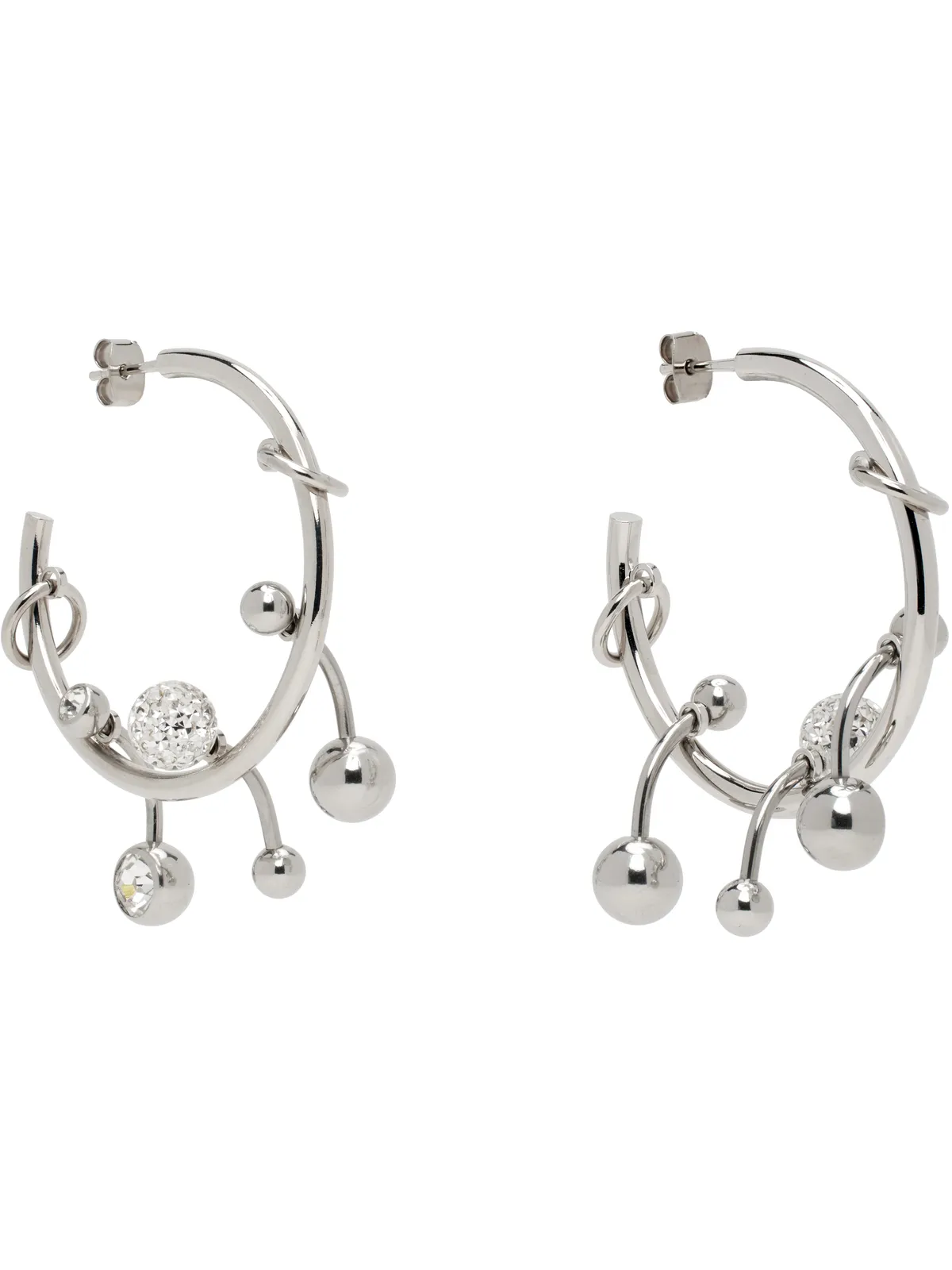 Justine Clenquet Neve Crystal ピアス - 画像2