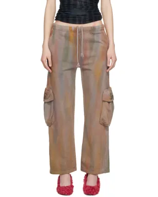 Collina Strada ハンドダイ カーゴ スウェットパンツ - サムネイル1