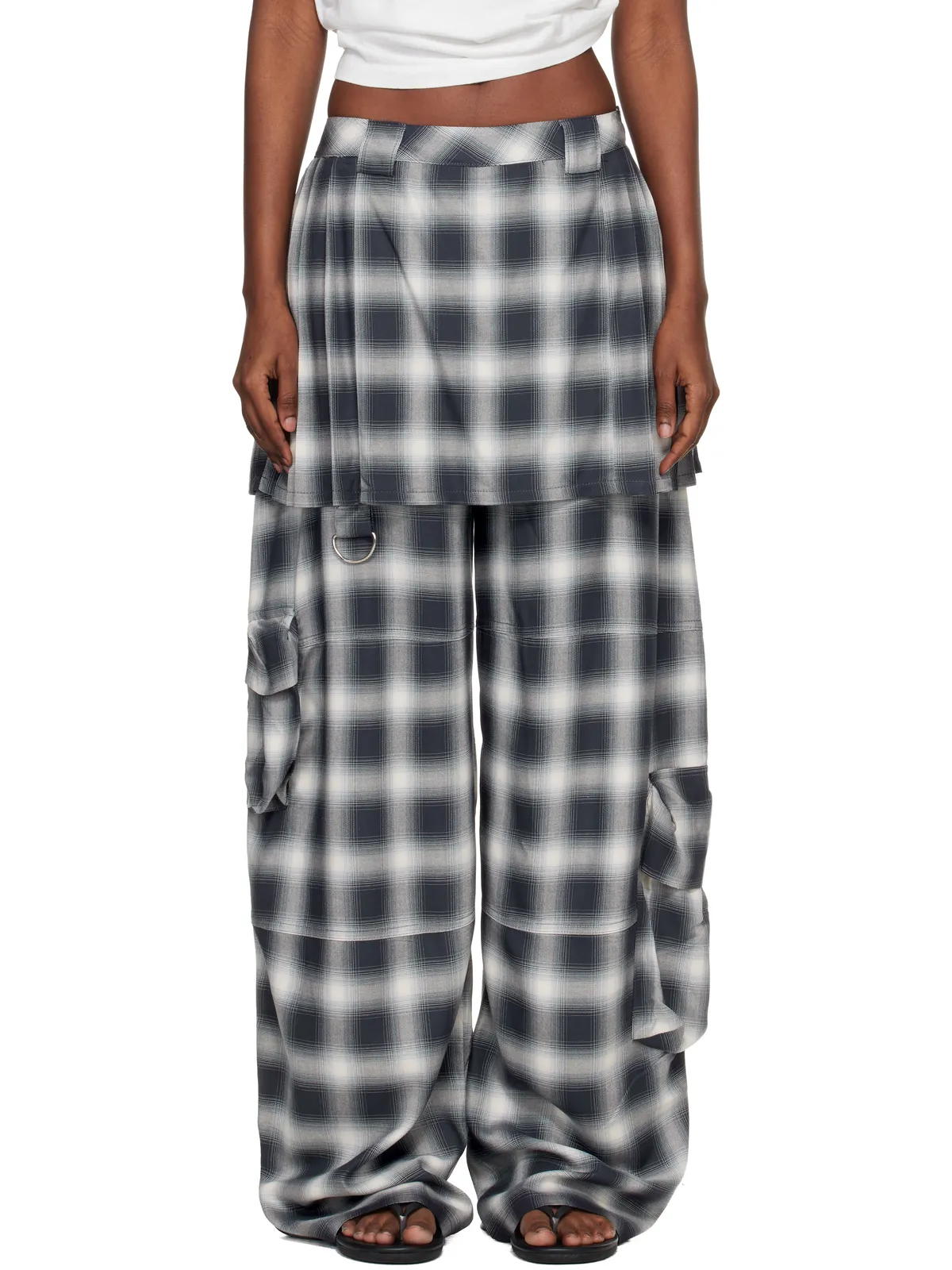 Collina Strada Lightweight Flannel Lawn Skirt カーゴパンツ - 画像1